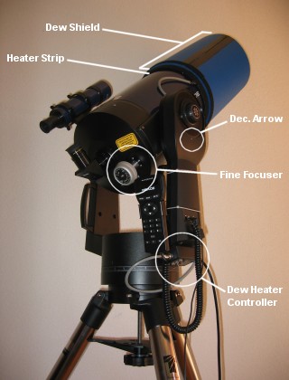 Clickable Photo of my Meade LX90 Telescope