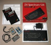 ZX Spectrum 128K and box