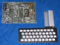 ZX81 PCB and keyboard